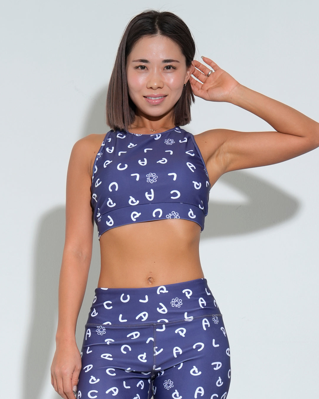 エスクラップ ワイバックホールブラトップ CT25008 - NAVY