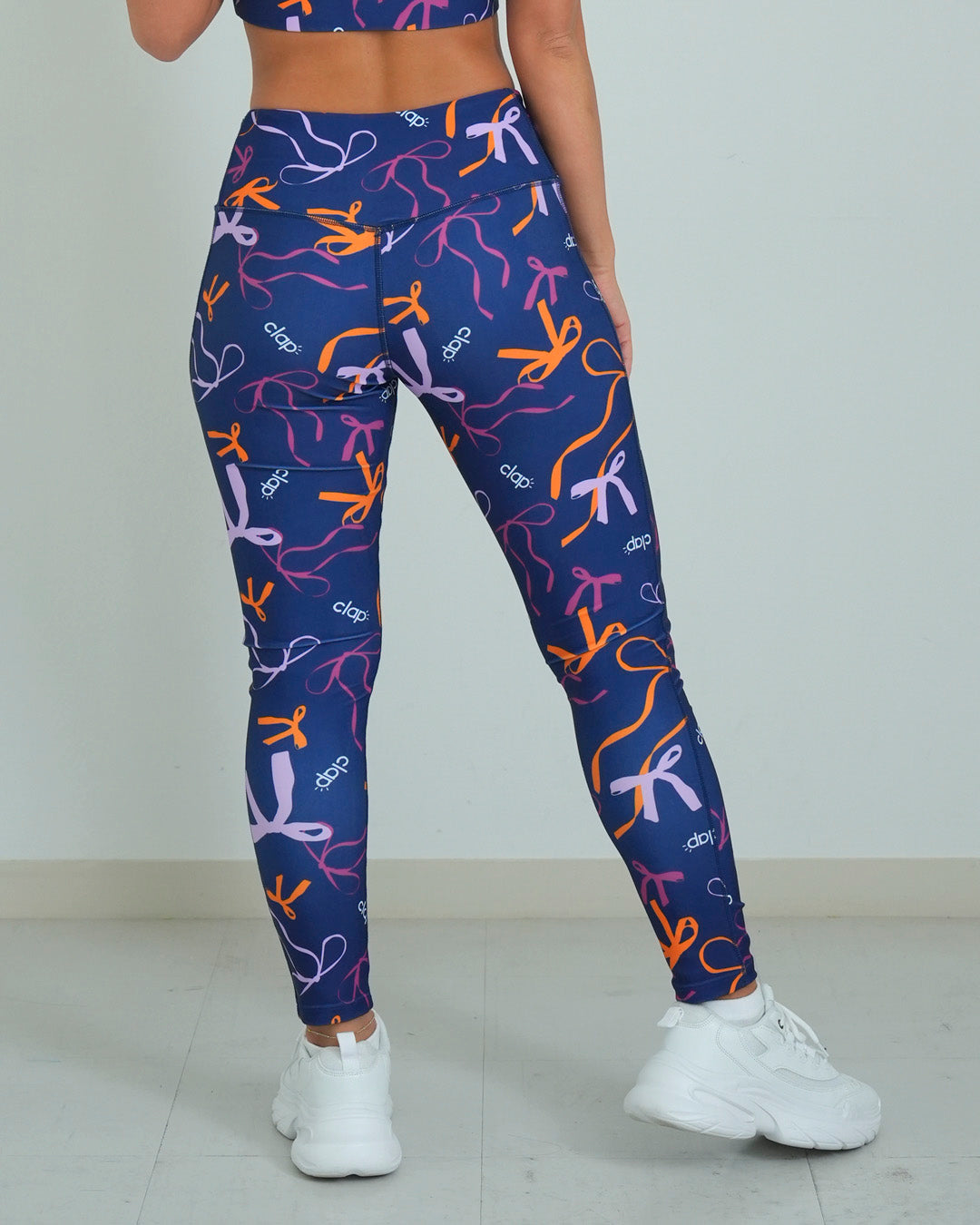 リボンクラップ レギンス CL25018 - NAVY<br>CL25018 - NAVY