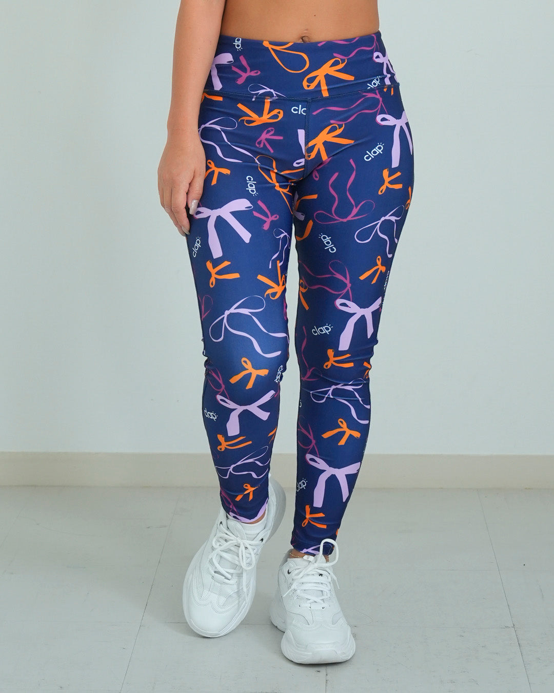 リボンクラップ レギンス CL25018 - NAVY<br>CL25018 - NAVY