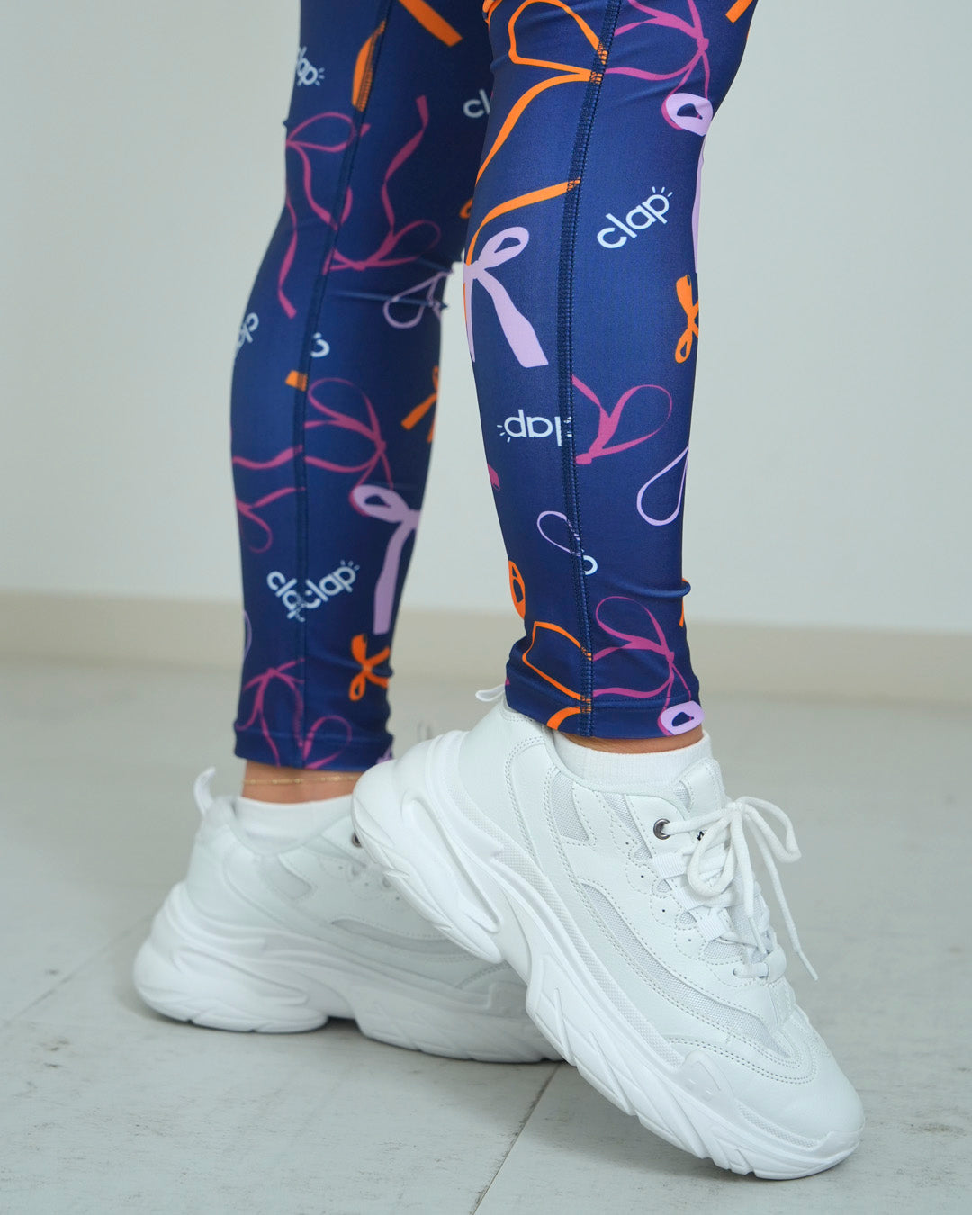 リボンクラップ レギンス CL25018 - NAVY<br>CL25018 - NAVY