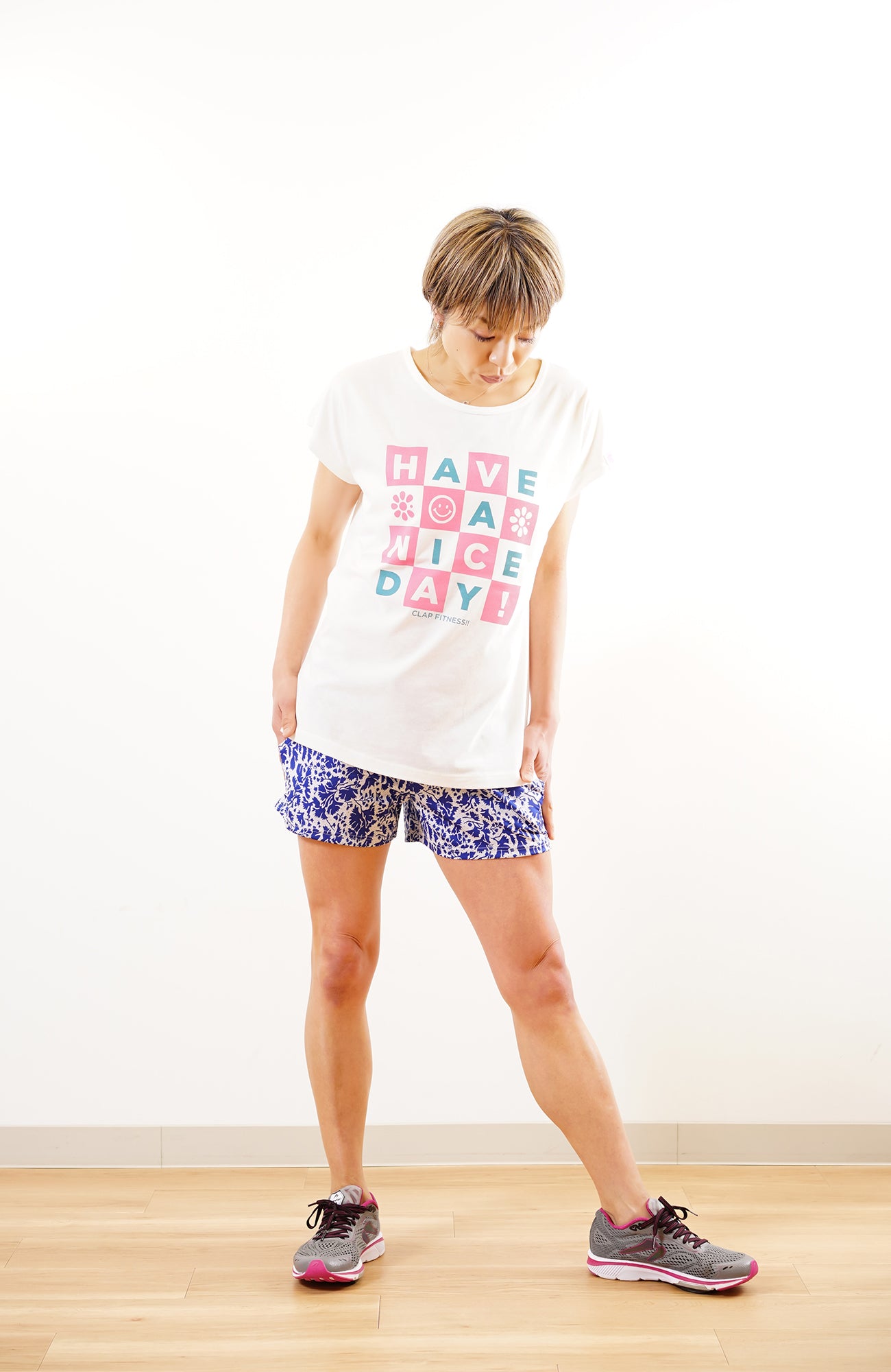 Flower-clap Shorts フラワークラップショーツ CS23009-NL - Navyblue