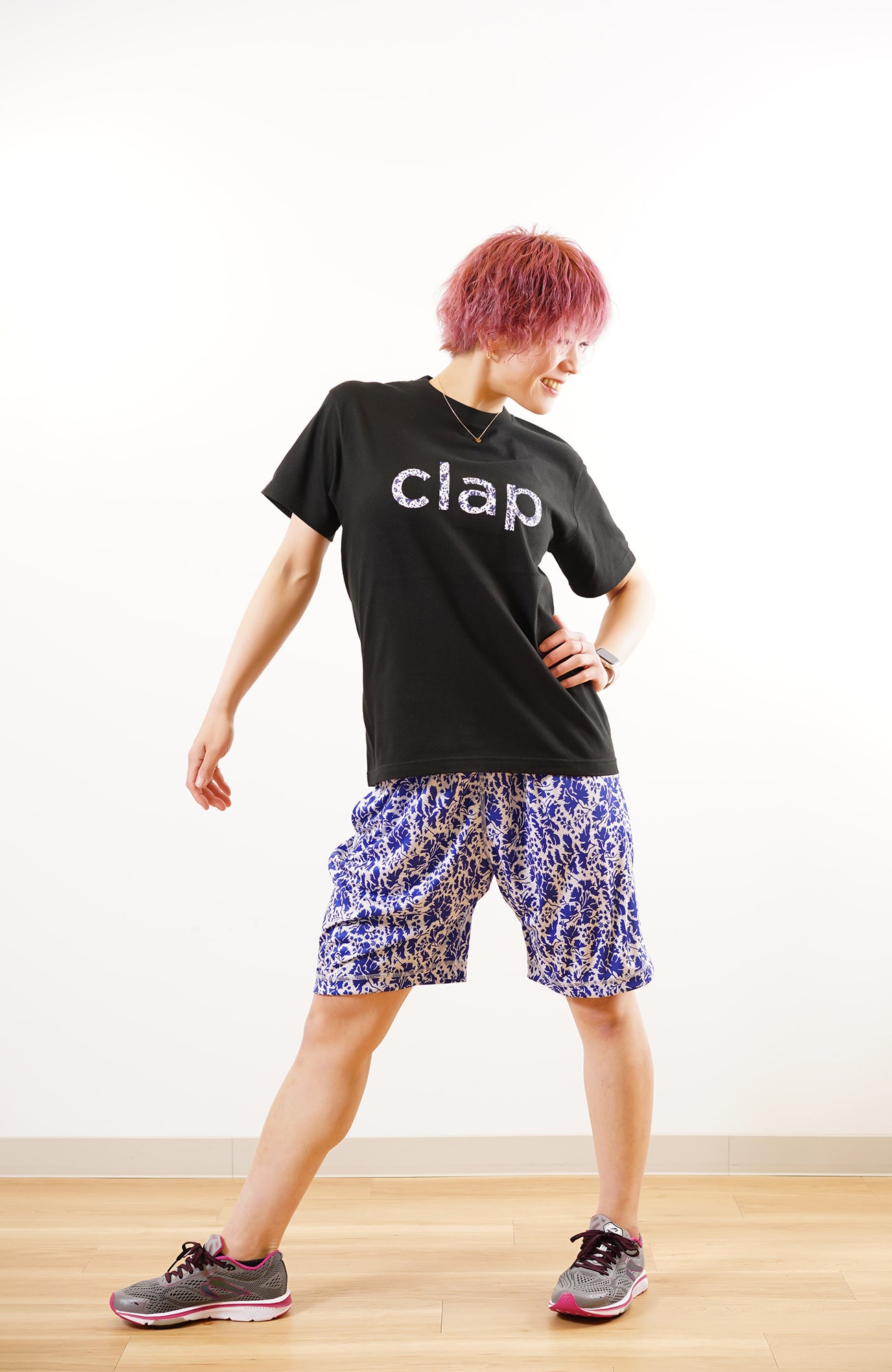 Flower-clap Halfpants フラワークラップハーフパンツ CH23010-NL - Navyblue