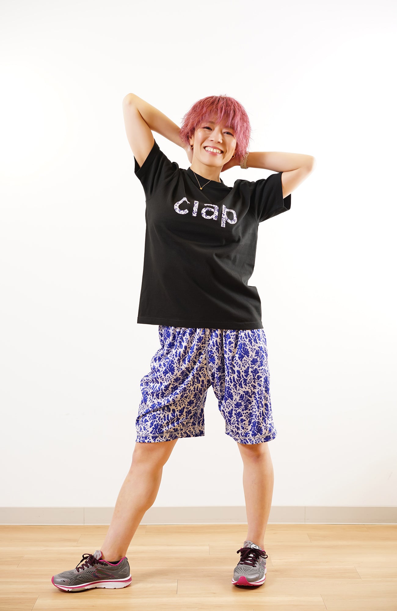 Flower-clap Halfpants フラワークラップハーフパンツ CH23010-NL - Navyblue