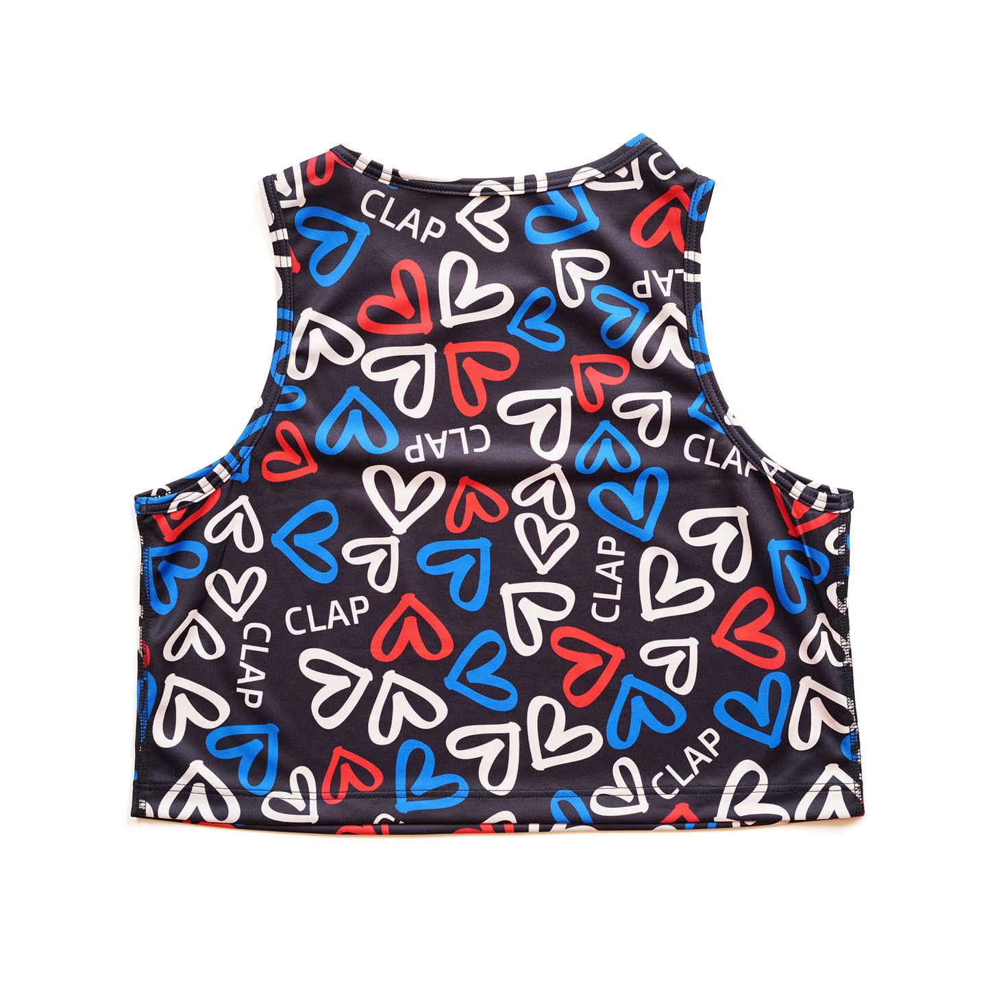 Heartheart_clap Short Tank ハートハートクラップショートタンク CT24008-BK - Black