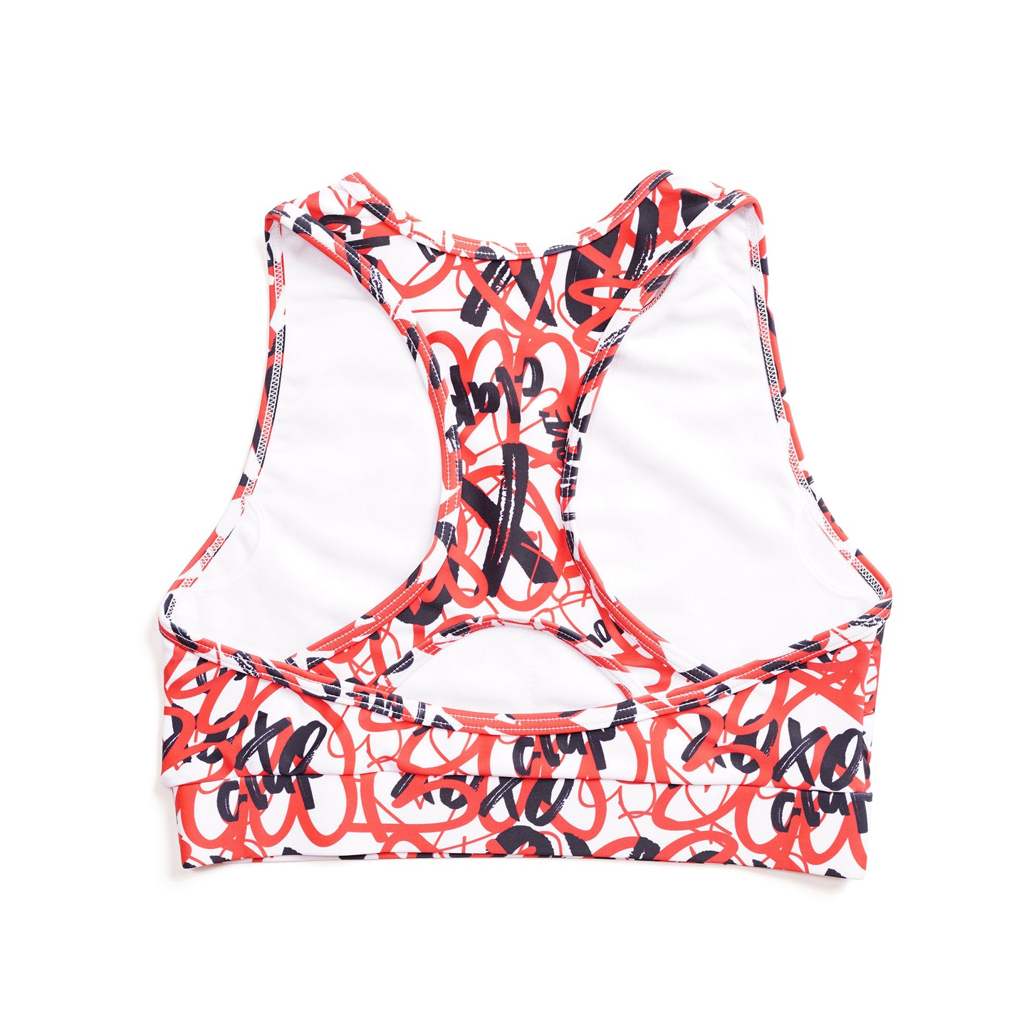 Rakugaki Y-back Hole Bratop ラクガキワイバックホールブラトップ CT23032-WH - White