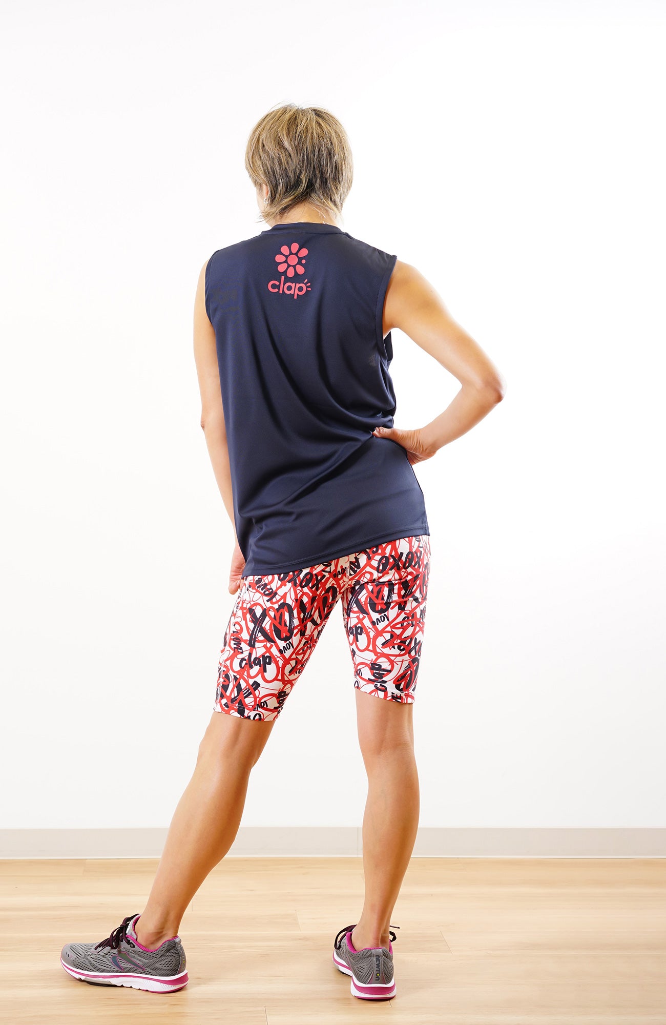 Rakugaki Leggings Half ラクガキレギンスハーフ CH23012-WH - White
