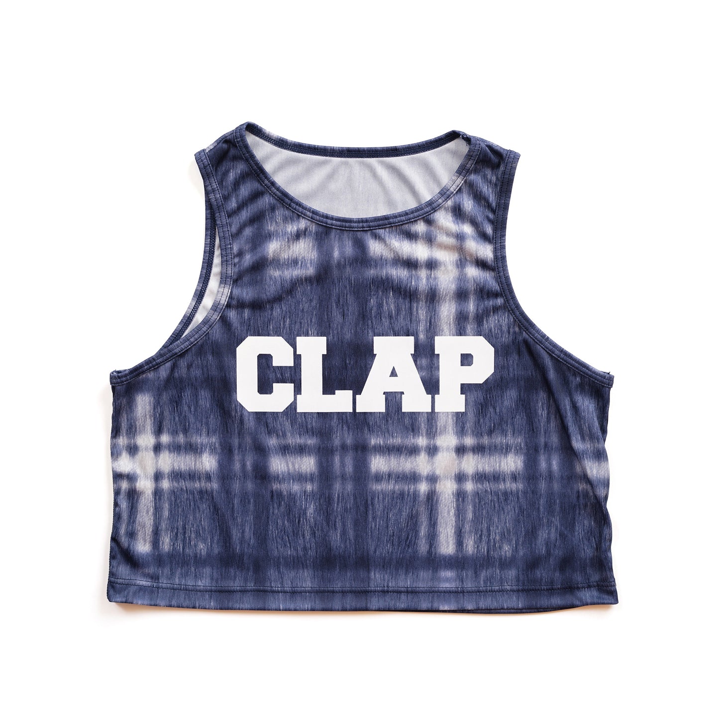 Denim Check Short Tank デニムチェックショートタンク CT24018-DN - Denim