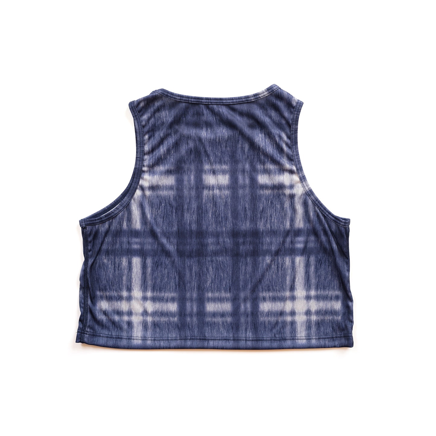 Denim Check Short Tank デニムチェックショートタンク CT24018-DN - Denim