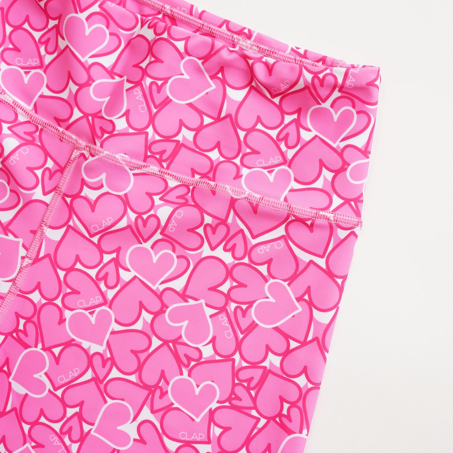 Heart Leggings Half ピンクハートレギンスハーフ CH23016-PK - Pink