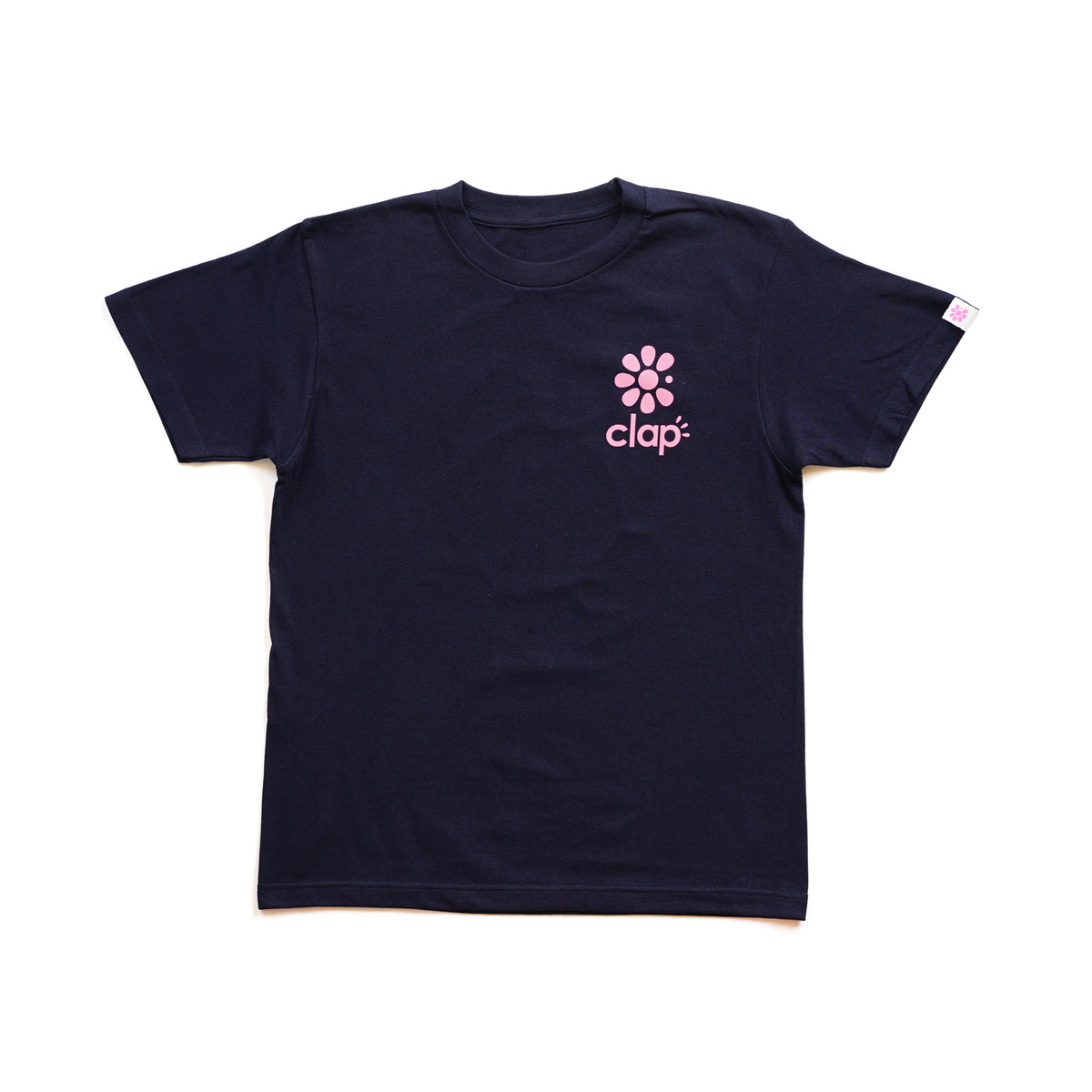 □ 公式 □ clap/クラップ Heart Flower clap Tee ハートフラワー