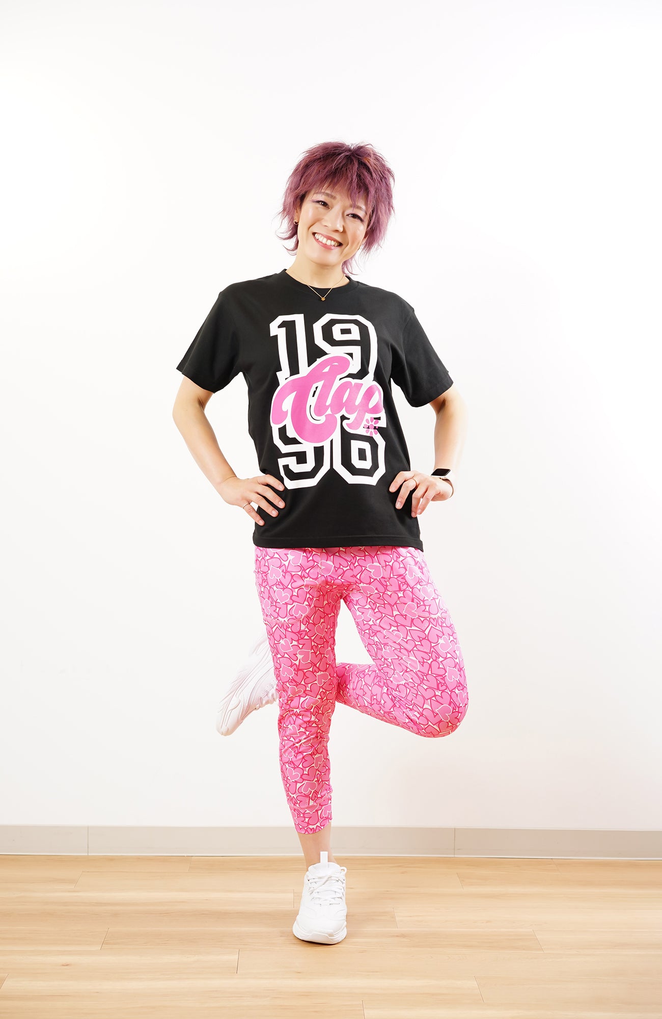 Heart Croppedpants ピンクハートクロップドパンツ CE23029-PK - Pink
