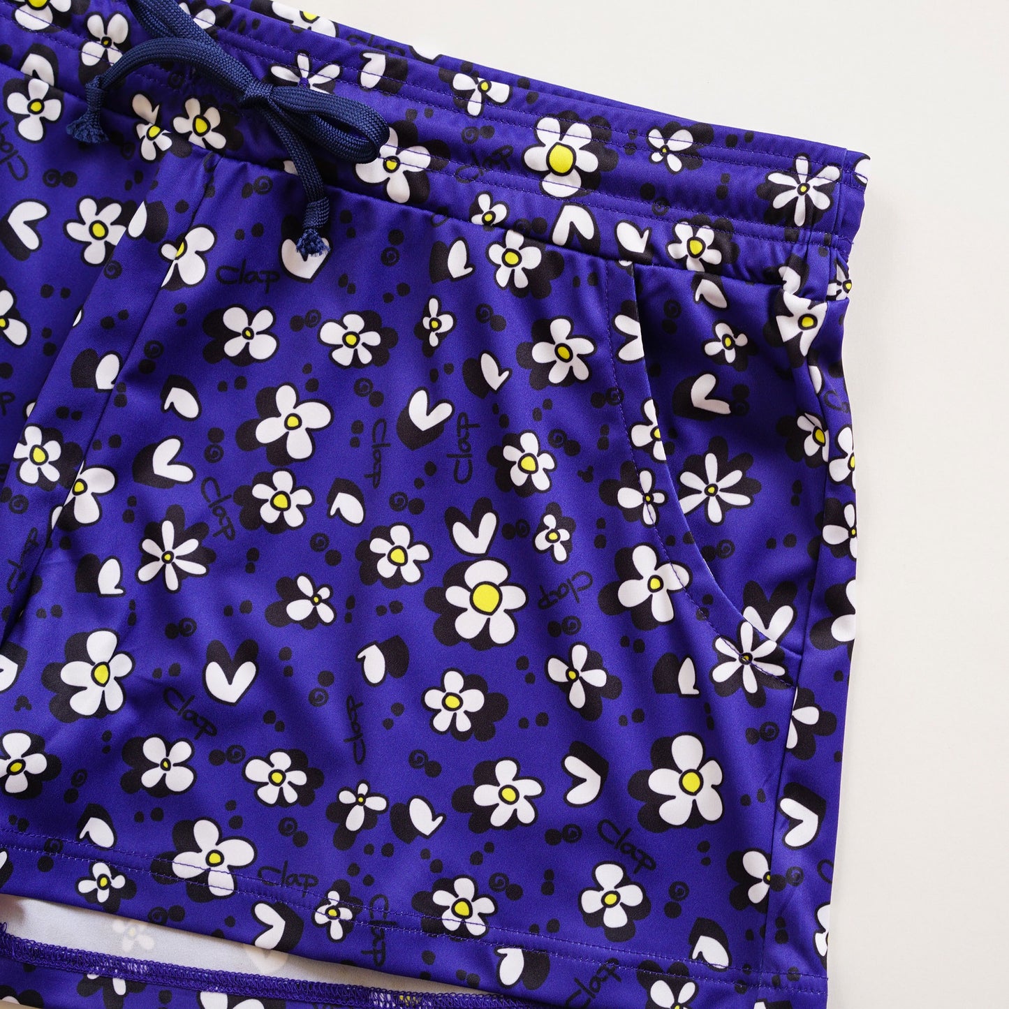 Flower clap Shorts フラワークラップショーツ CS23016-NB - Navyblue