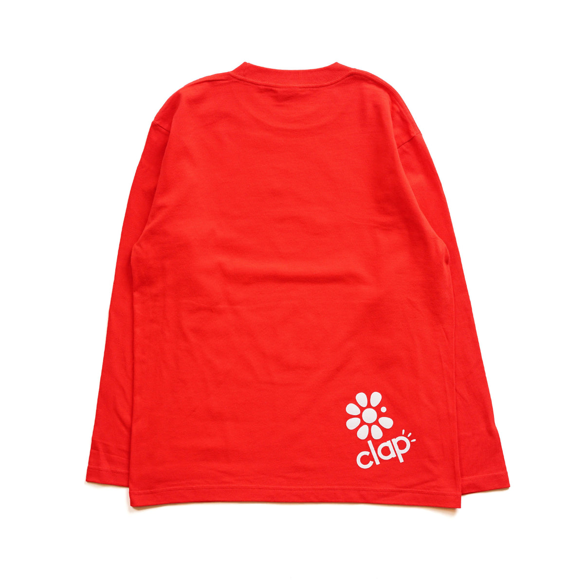 □ 公式 □ clap/クラップ Flower clap Longsleeve Tee フラワー 