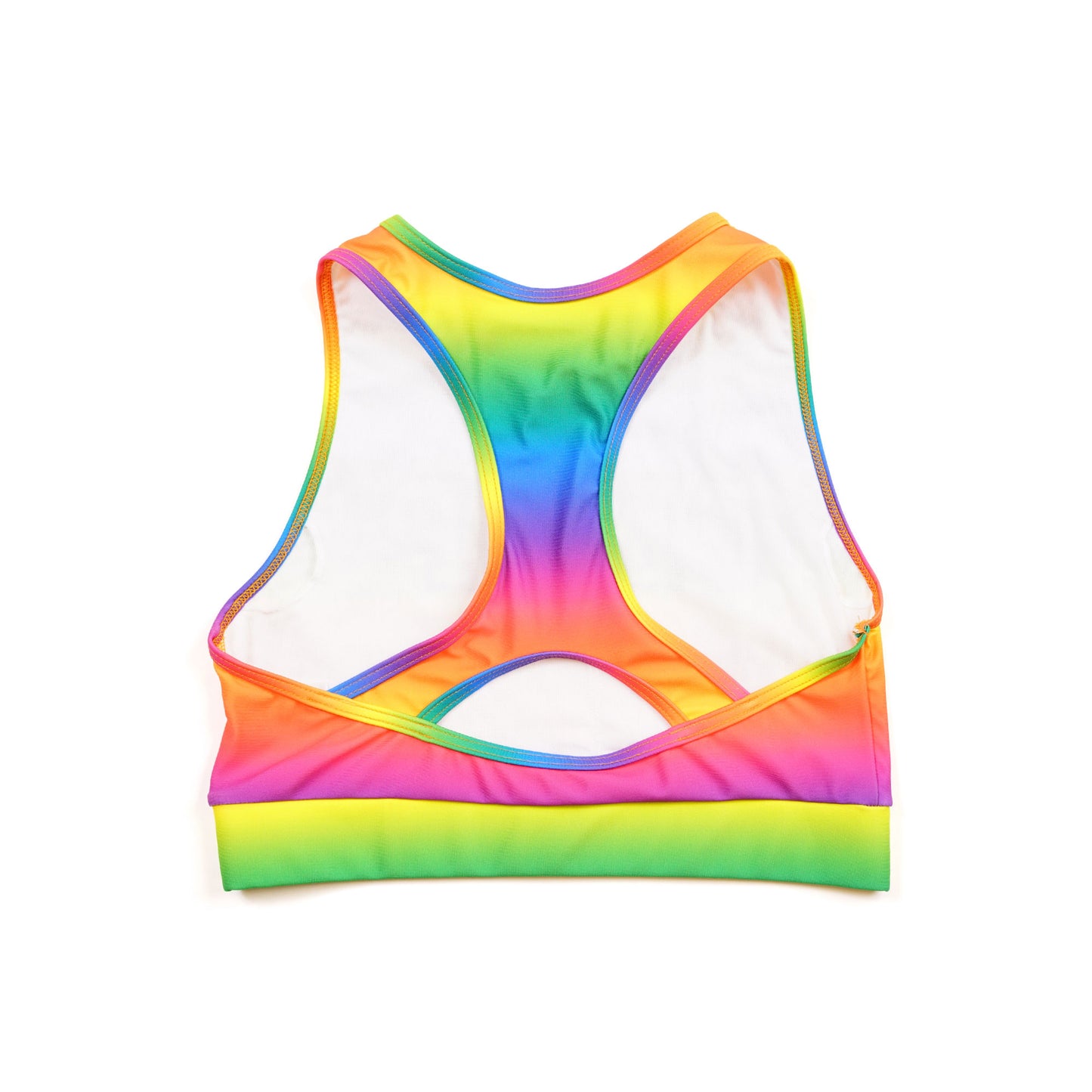 Rainborder Y-back hole Bratop レインボーダーワイバックホールブラトップ CT25001-RB - Rainbow