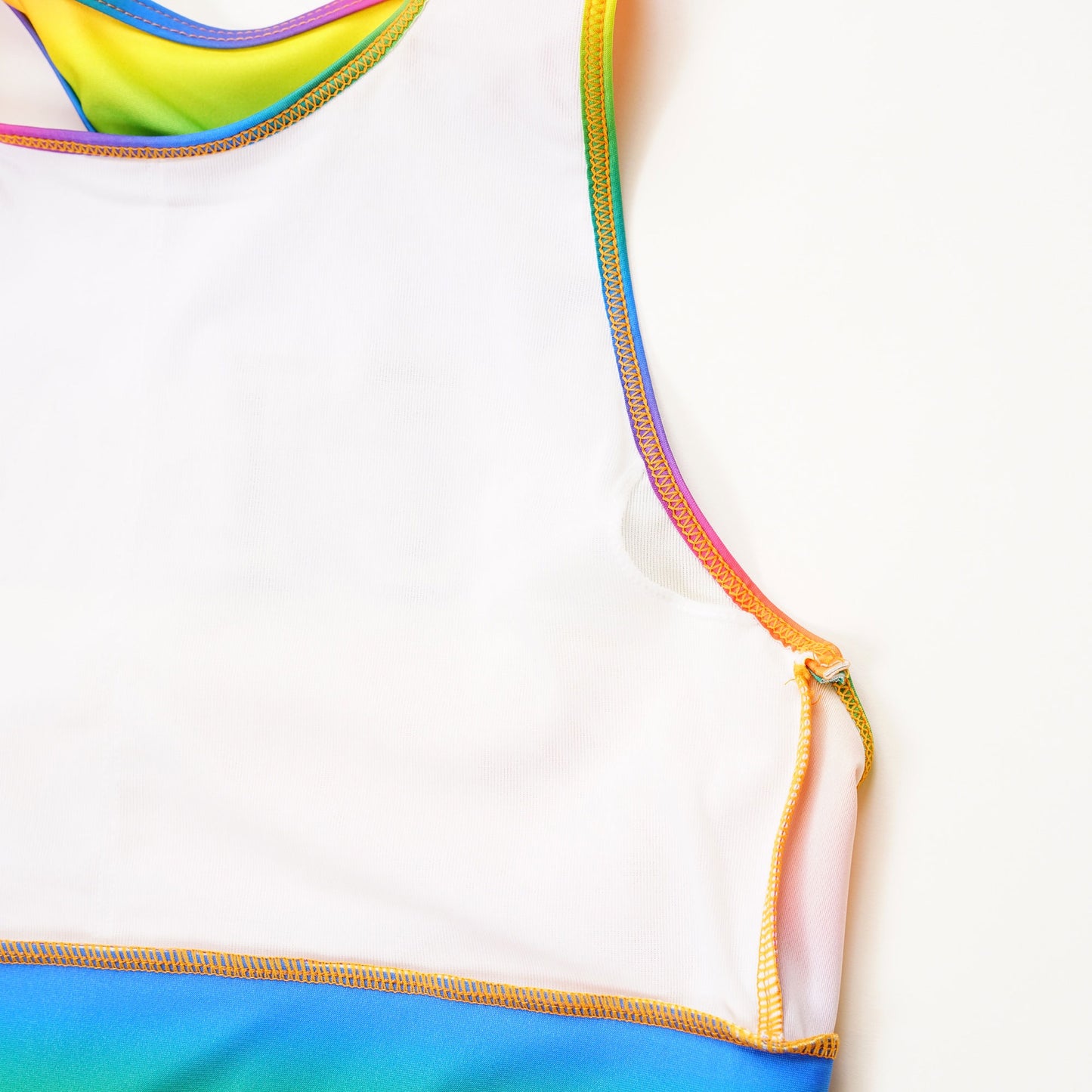Rainborder Y-back hole Bratop レインボーダーワイバックホールブラトップ CT25001-RB - Rainbow