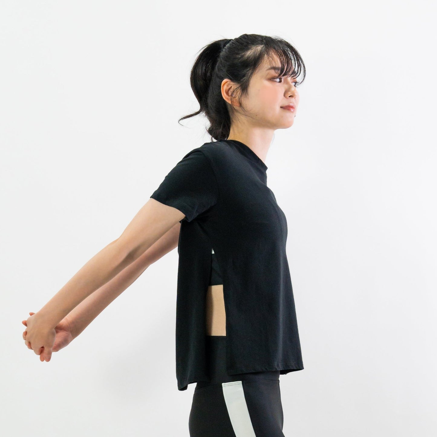SLIT TRICOT TEE スリットトリコットティー