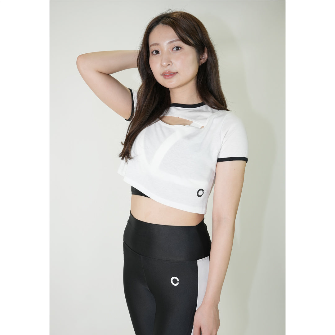 【40%OFF】FRONT CUT TEE フロントカットティー