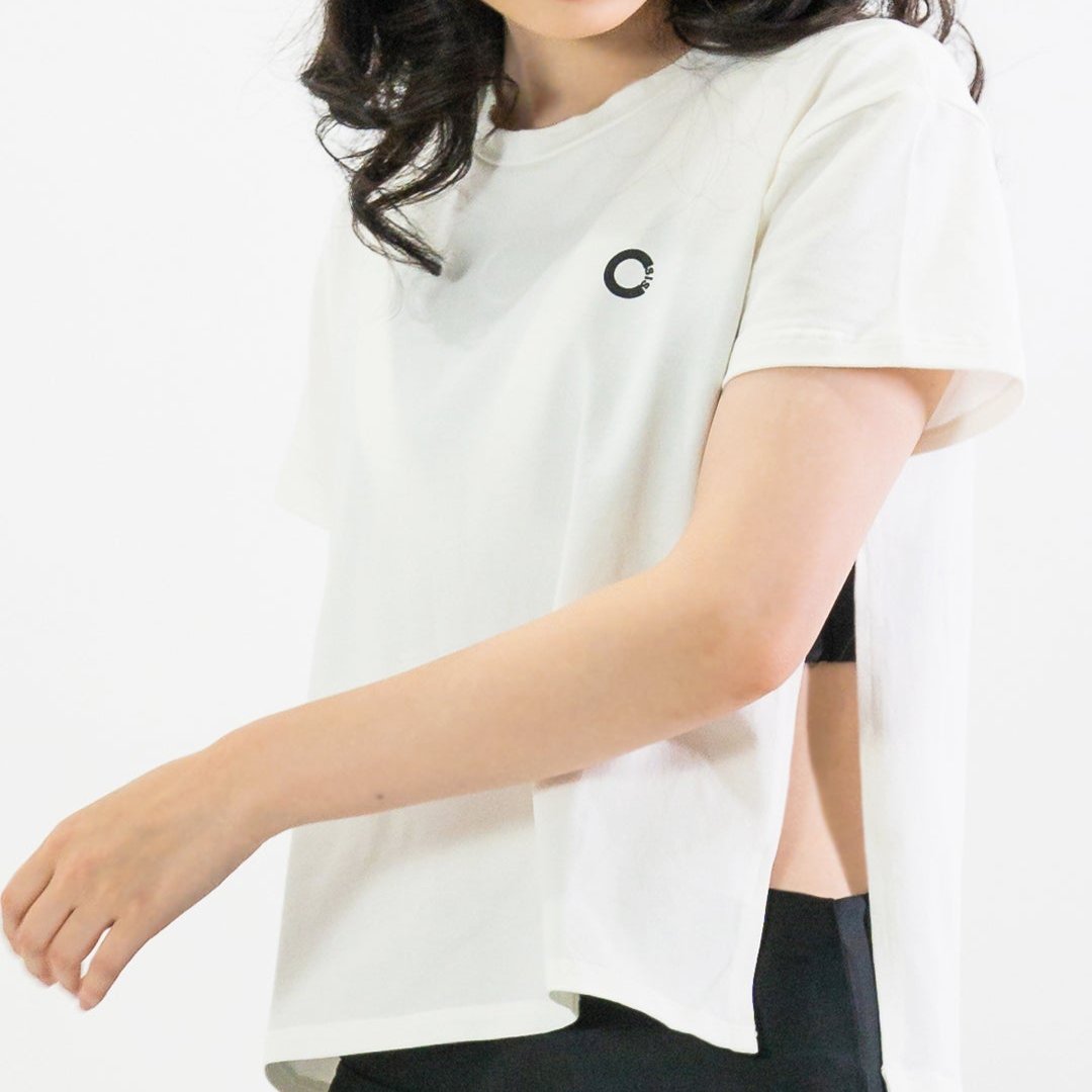【50%OFF】SLIT TRICOT TEE スリットトリコットティー
