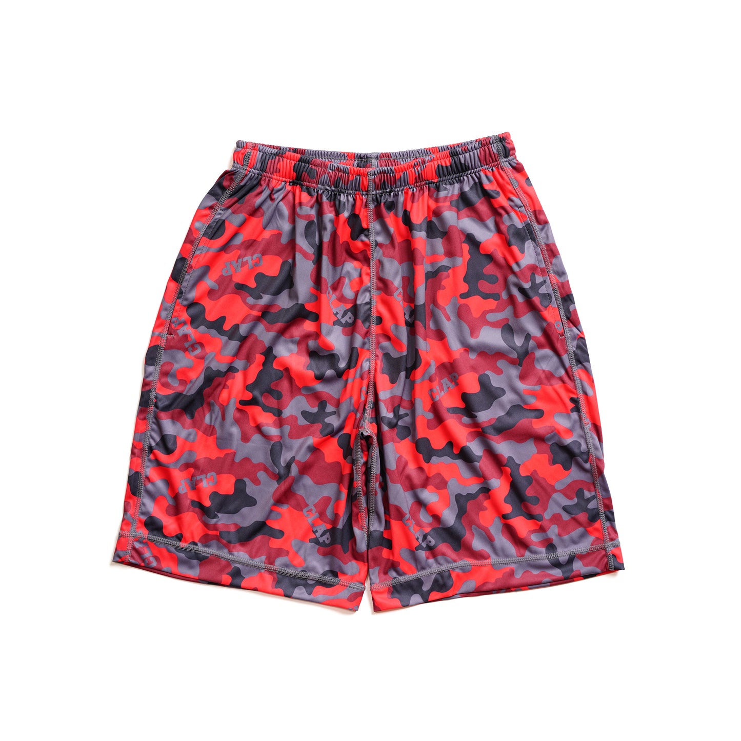 【Limited Edition】 Camouflage Halfpants カモフラージュハーフパンツ SO22134-RD - Red