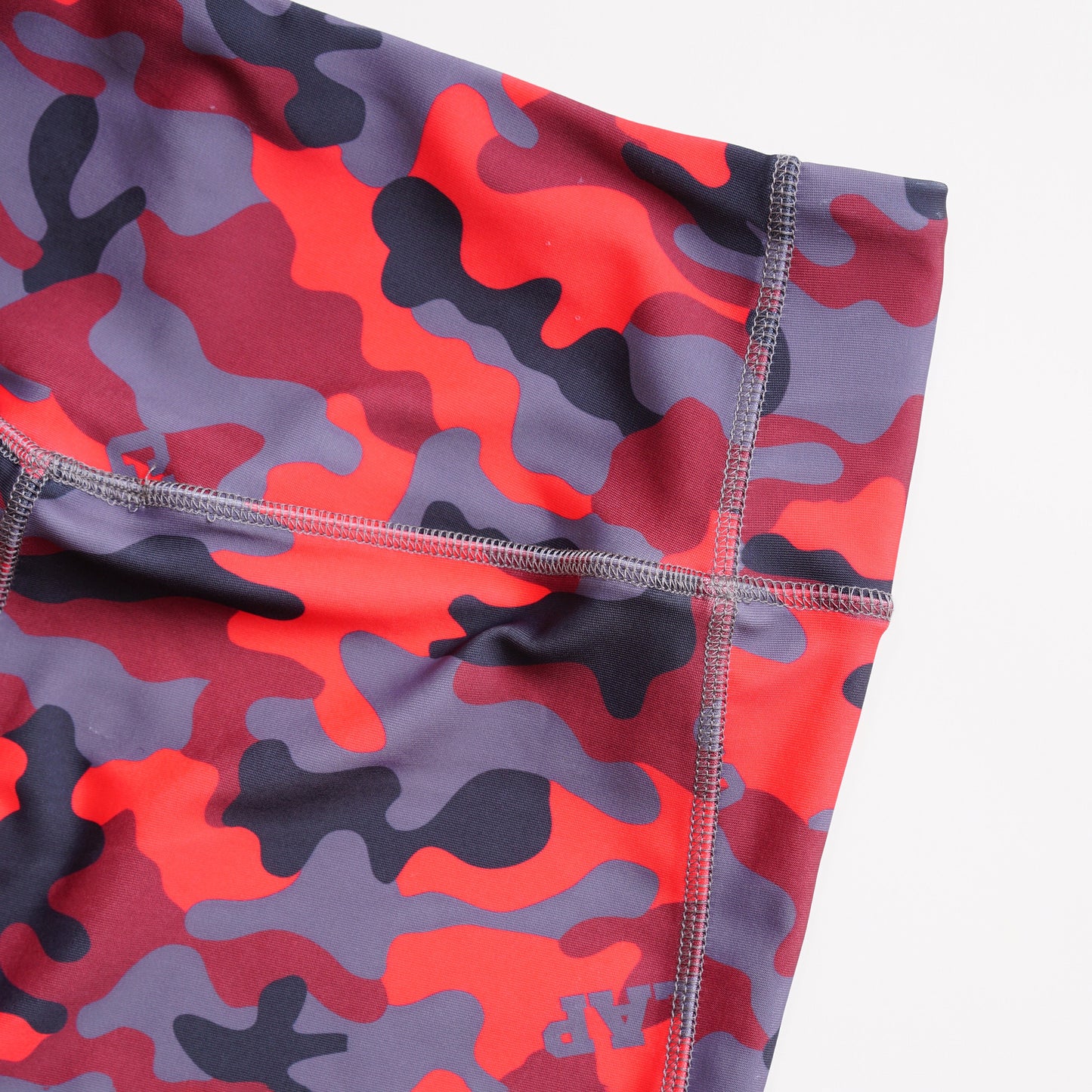 【Limited Edition】 Camouflage Leggings Shorts カモフラージュレギンスショーツ SO22138-RD - Red