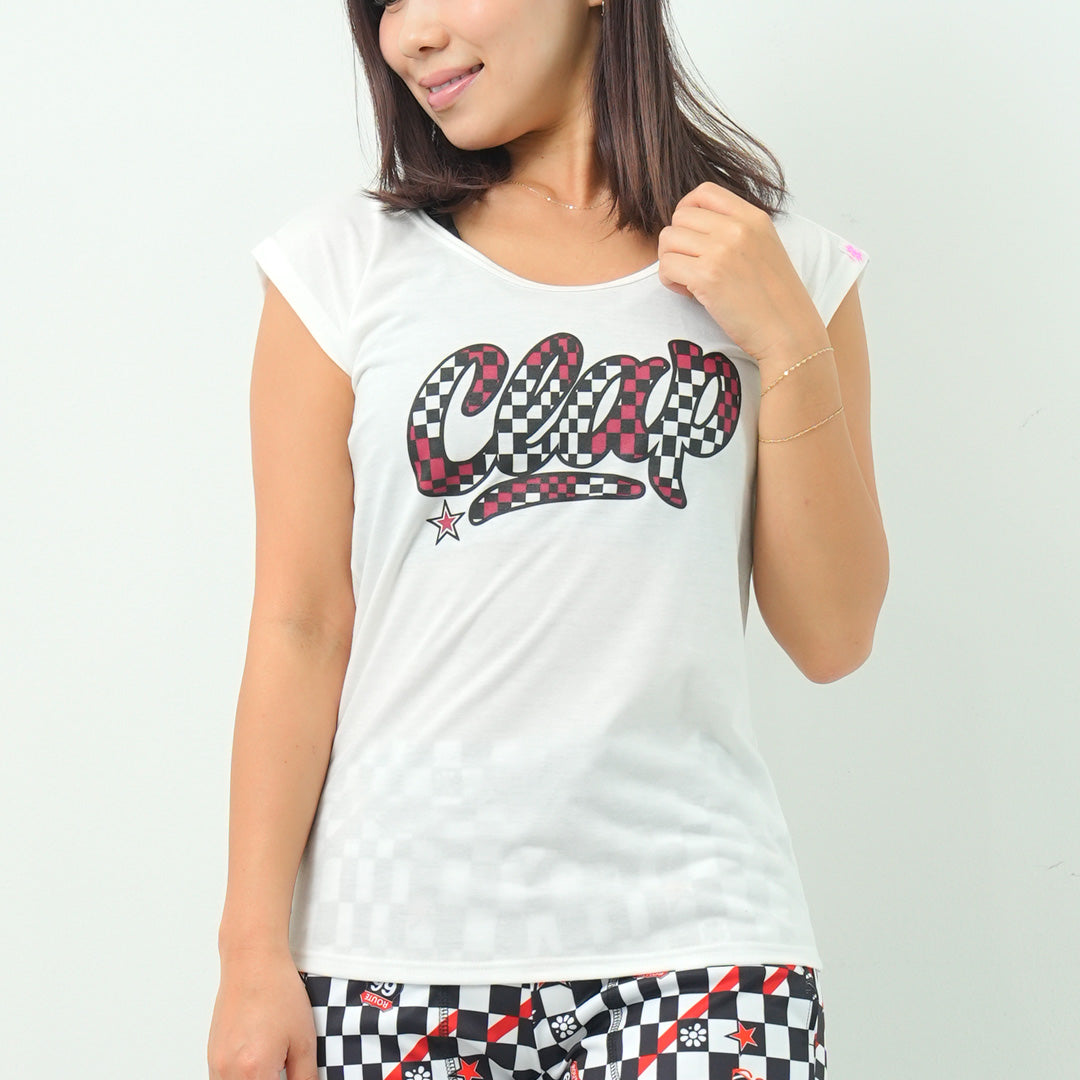 CHECKER CLAP TEE