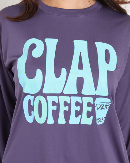 クラップコーヒー ドライロングスリーブティー CTS25079