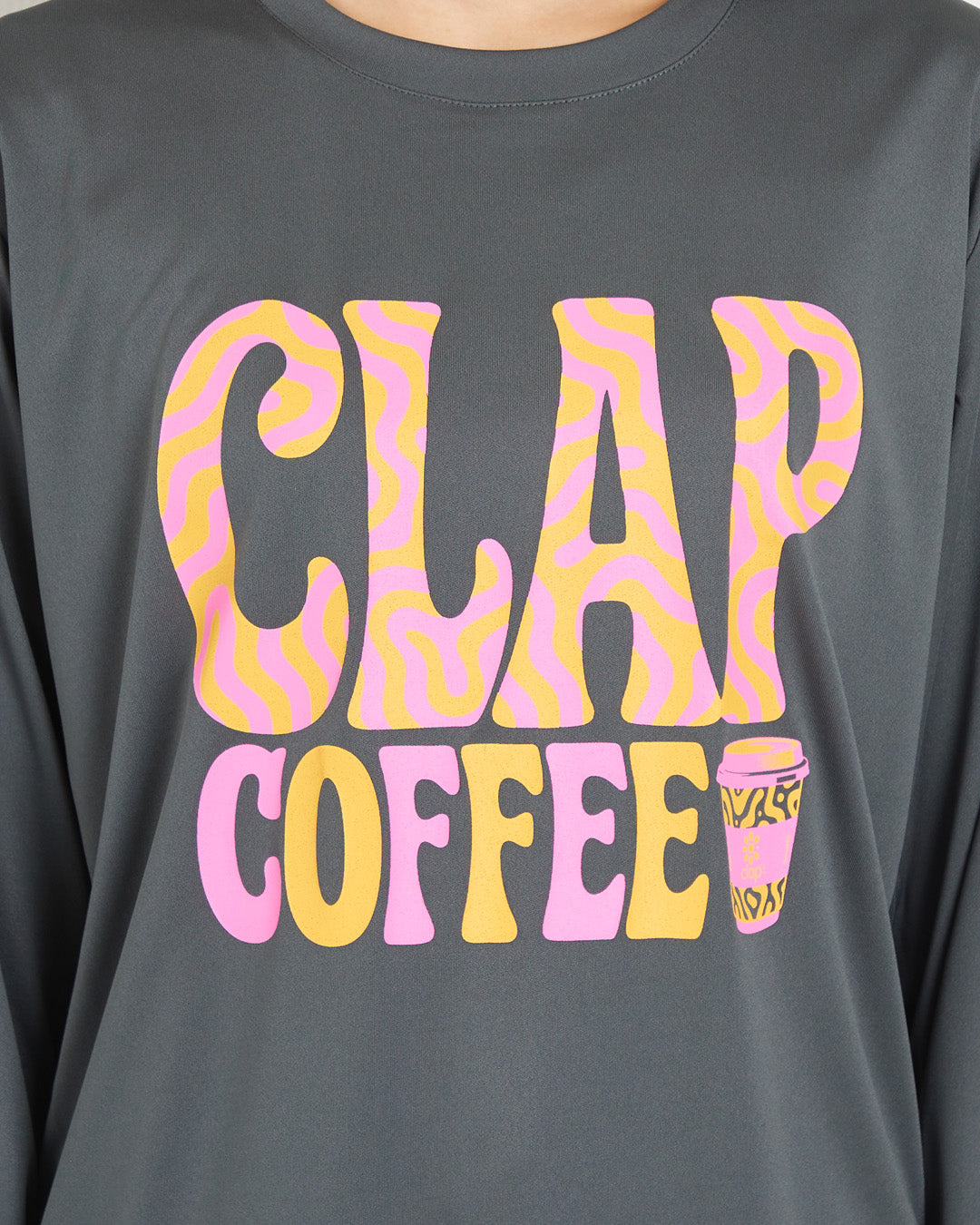 クラップコーヒー ドライロングスリーブティー CTS25079