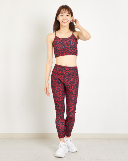 ペイズリークラップ ストラップブラトップ CT25019 - BLACKRED