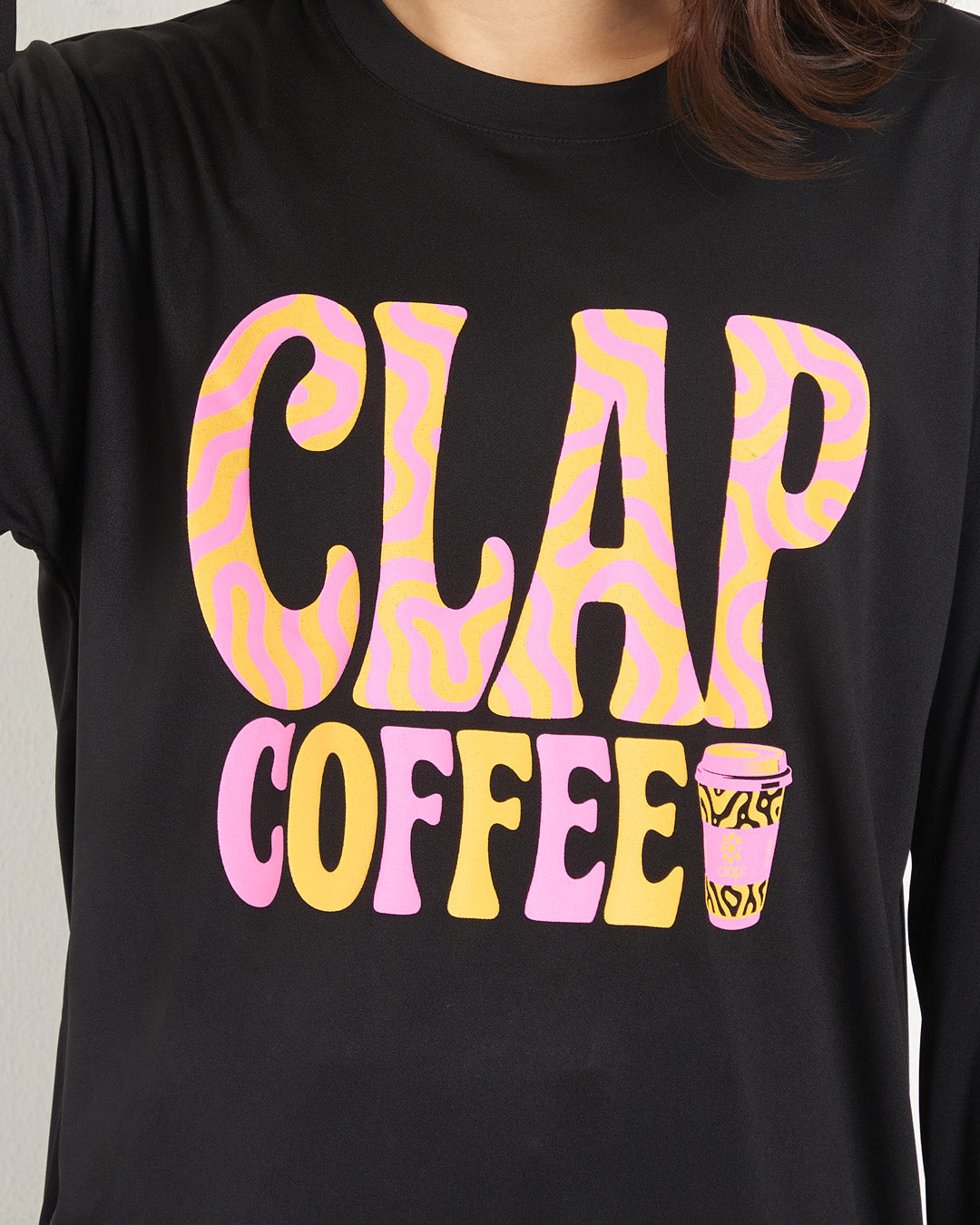 クラップコーヒー ドライロングスリーブティー CTS25079