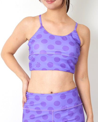 【30％OFF】LIMITED ピードット ストラップブラトップ SO25031 - PURPLE