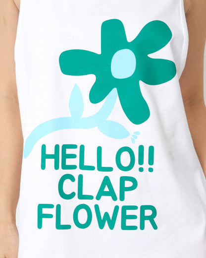 【30％OFF】LIMITED クラップフラワー タンク SO25019