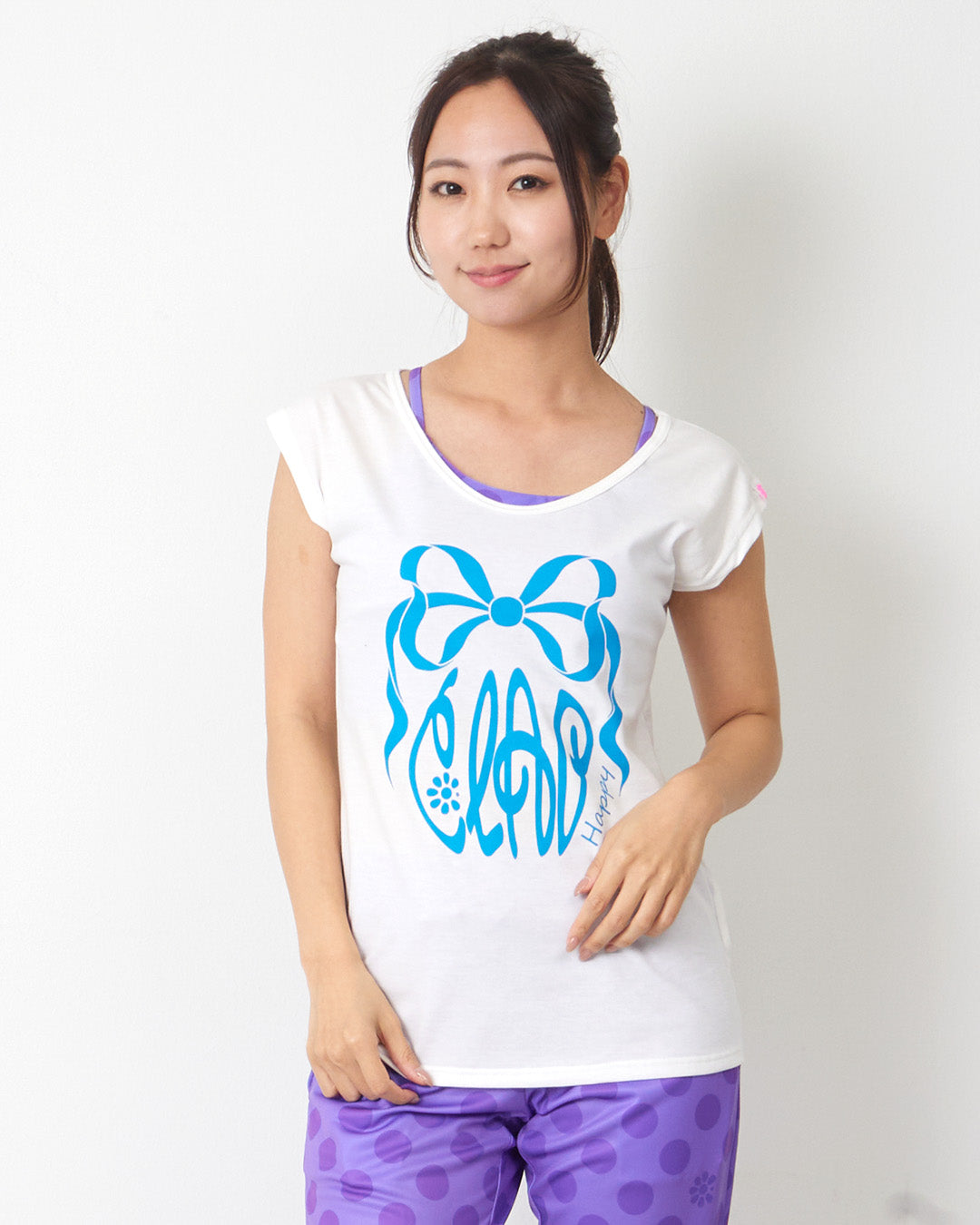 【30％OFF】LIMITED リボンクラップ ストレッチティー SO25017