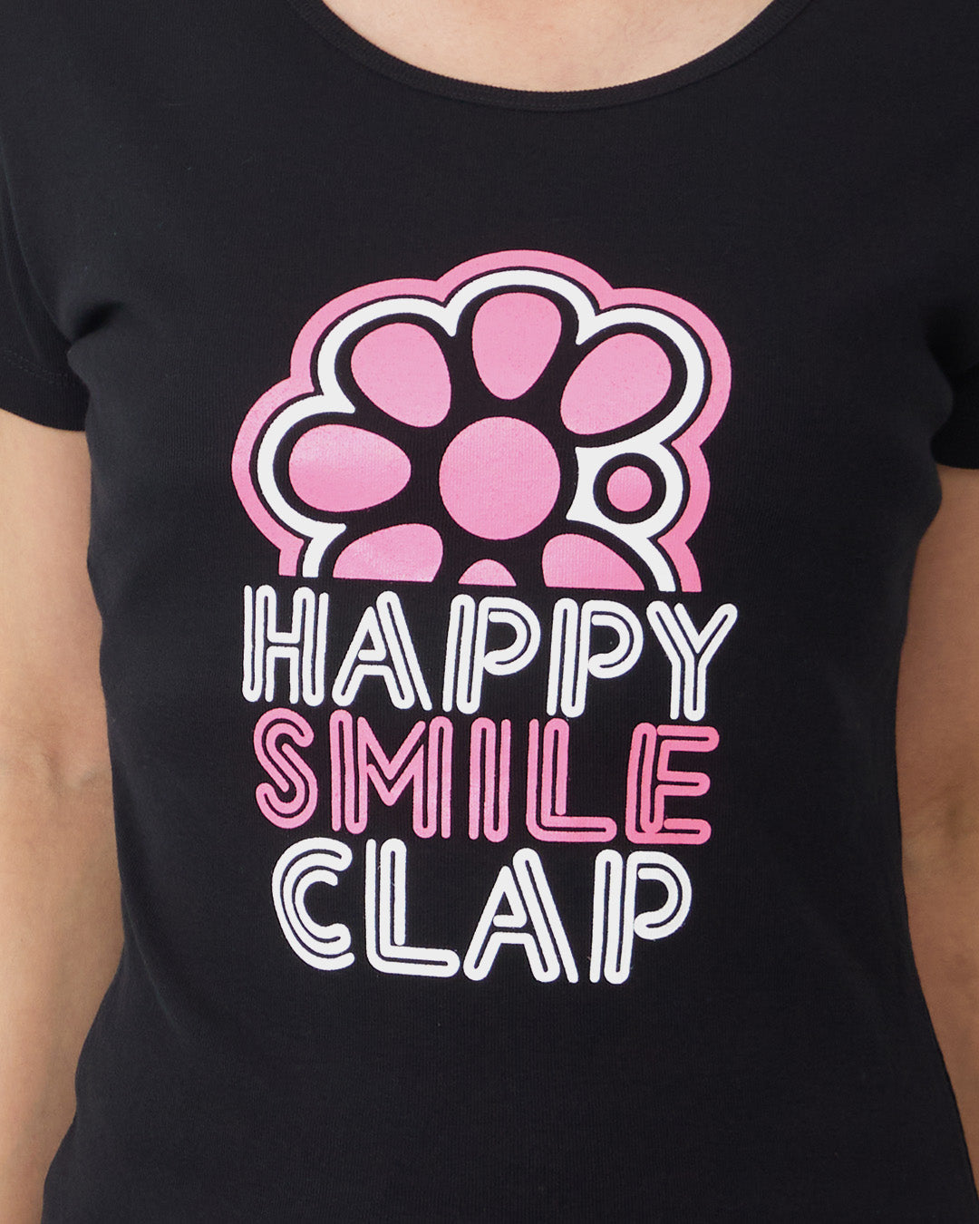 【30％OFF】LIMITED ハッピースマイルクラップ スリムティー SO25007