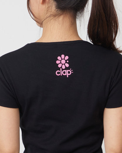 【30％OFF】LIMITED ハッピースマイルクラップ スリムティー SO25007