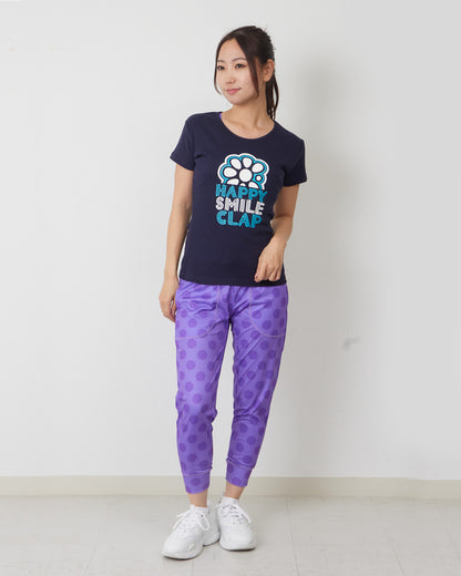 【30％OFF】LIMITED ピードットクロップドパンツ SO25028 - PURPLE