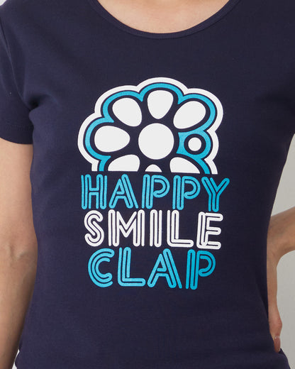 【30％OFF】LIMITED ハッピースマイルクラップ スリムティー SO25007