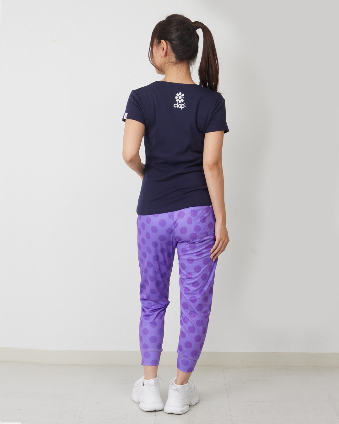 【30％OFF】LIMITED ピードットクロップドパンツ SO25028 - PURPLE