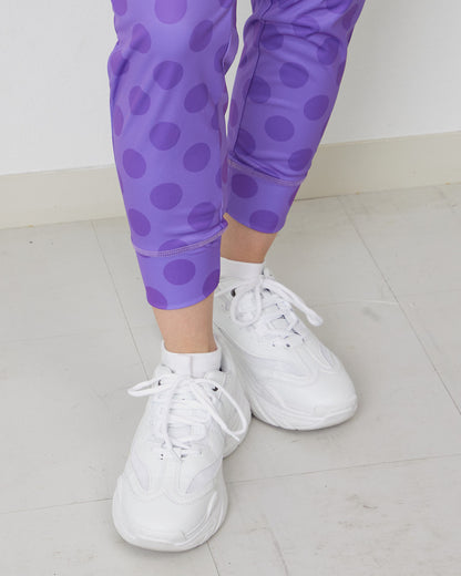 【30％OFF】LIMITED ピードットクロップドパンツ SO25028 - PURPLE