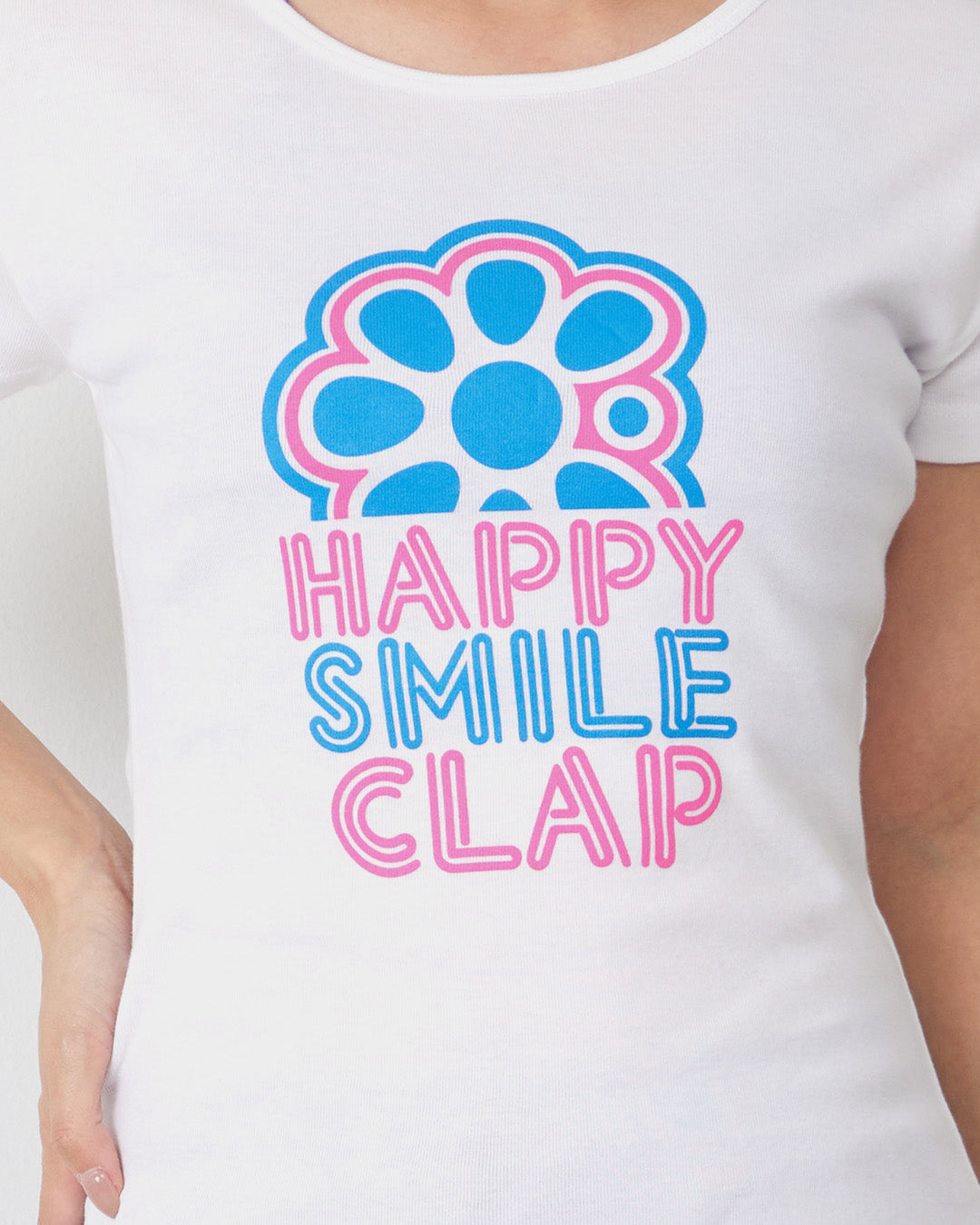 【30％OFF】LIMITED ハッピースマイルクラップ スリムティー SO25007