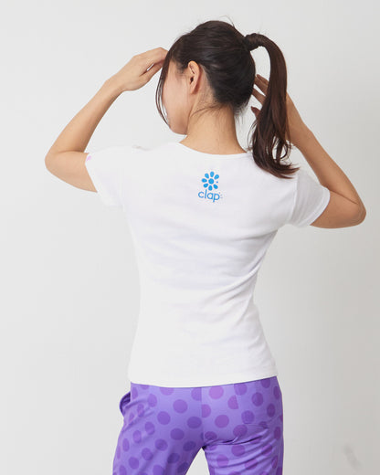 【30％OFF】LIMITED ハッピースマイルクラップ スリムティー SO25007