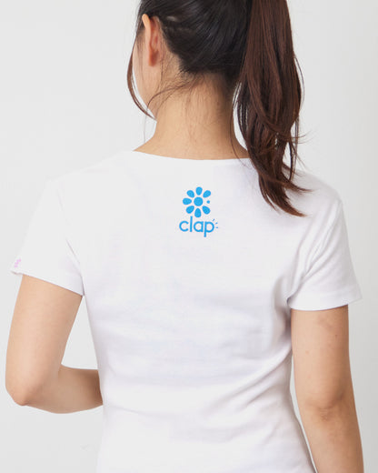 【30％OFF】LIMITED ハッピースマイルクラップ スリムティー SO25007