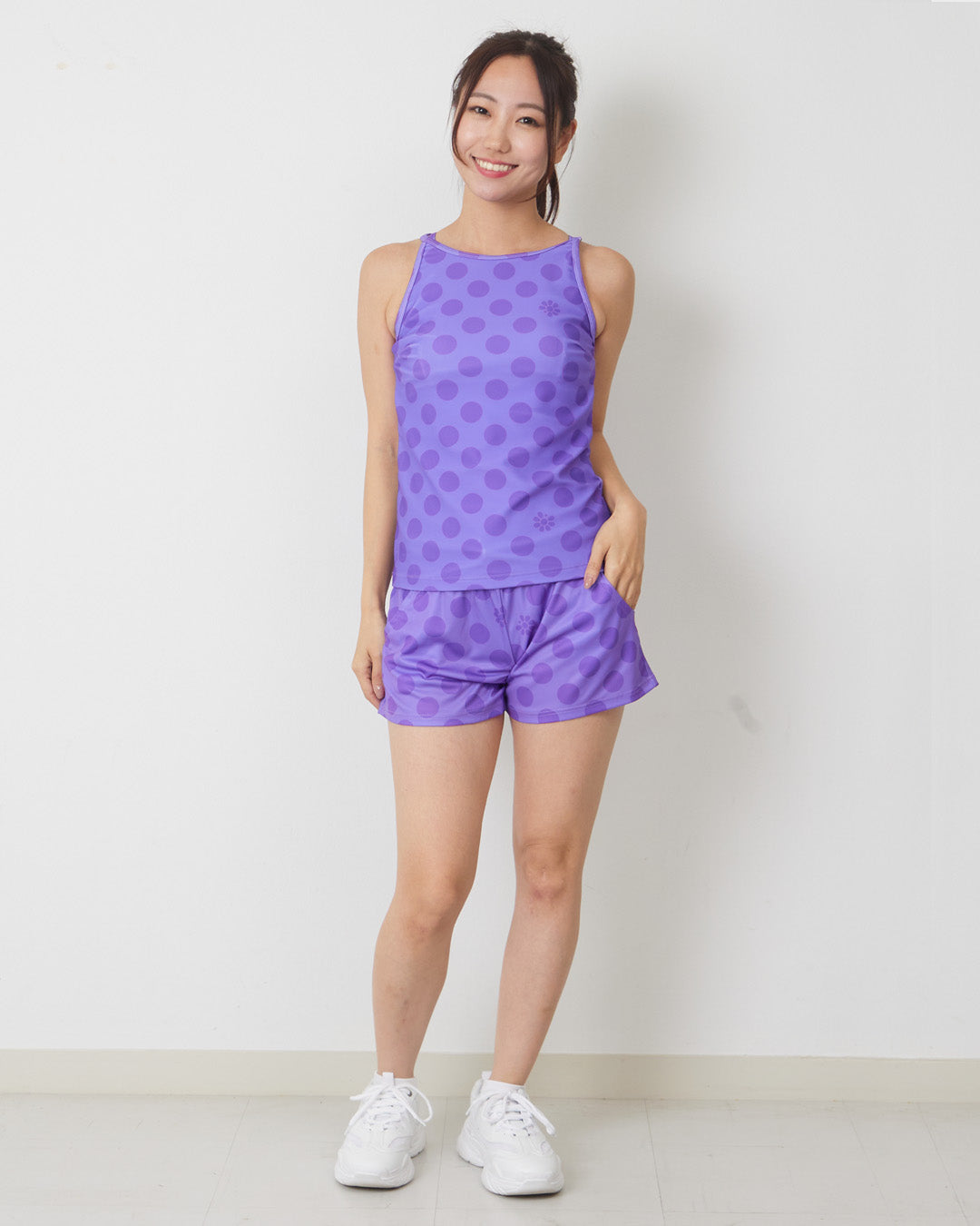 【30％OFF】LIMITED ピードット ストラップタンク SO25032 - PURPLE