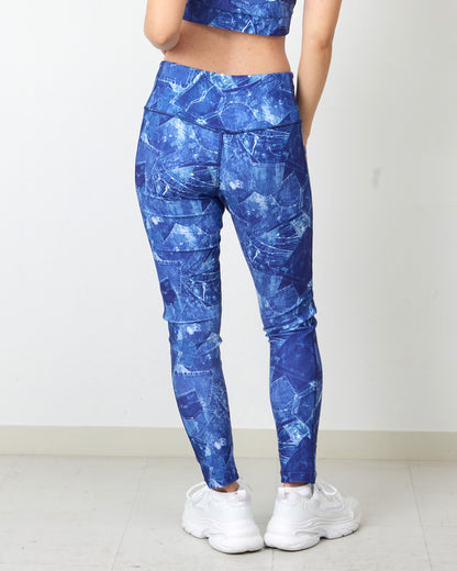 デニムポケット レギンス CL25024 - INDIGO