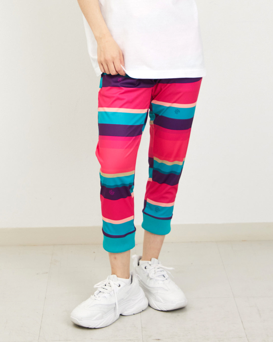 clap クラップ3月20日㈮発売11,660円ランダムボーダークロップドパンツ ロングパンツ – clap