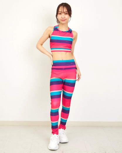 ランダムボーダー レギンス CL26006 - RANDOM