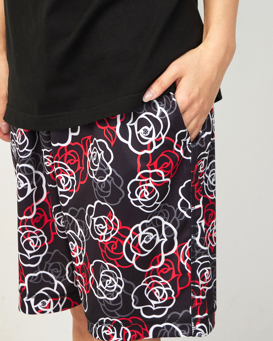 ローズ ハーフパンツ CH26004 - BLACK