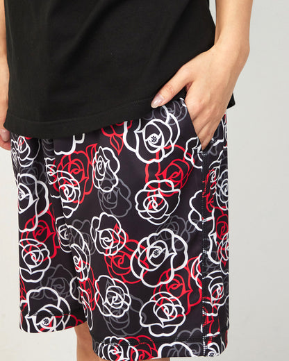 ローズ ハーフパンツ CH26004 - BLACK