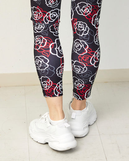 ローズ レギンス CL26008 - BLACK