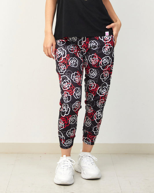 ローズ クロップドパンツ CE26011 - BLACK