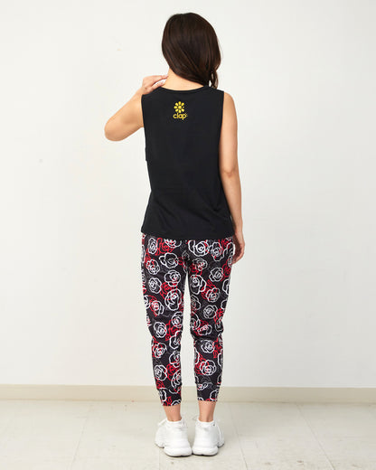 ローズ クロップドパンツ CE26011 - BLACK